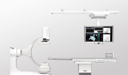 Digitales Röntgensystem - CGO-2100 Pro - Beijing Wandong Medical Technology - für Angiographie / mit bodenmontiertem Leuchtverstärker