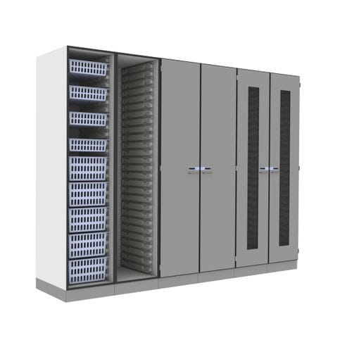Befeuchtungsschrank - MMSlog® HIGH - MEDICAL MODULAR SYSTEM S.A. (MMS) - für Krankenhaus / modular / Einbau