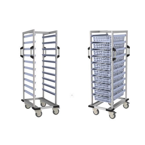 Medizinischer Wagen - CT110000000 - MEDICAL MODULAR SYSTEM S.A. (MMS) - für Kliniken / Mehrzweck / Gips