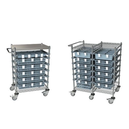 Mehrzweckwagen - MyModularStorage® - MEDICAL MODULAR SYSTEM S.A. (MMS) - Hilfs / für Transport / Logistik