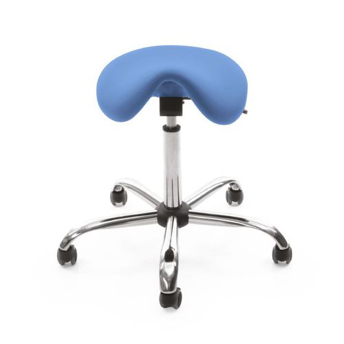 Hocker für Gesundheitseinrichtungen - FLEXI  - Chattanooga International - höhenverstellbar / auf Rollen / sattelförmig