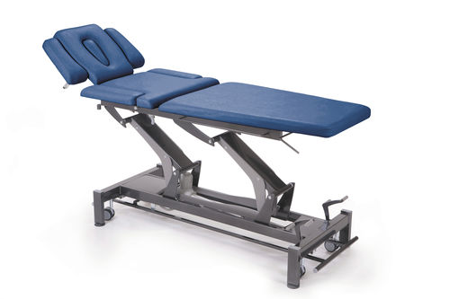 Elektrische Massageliege - Montane Andes - Chattanooga International - auf Rollen / mit höhenverstellbarer Rückenlehne / dreiteilig