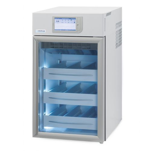Kühlschrank für Blutbanken - MBB140 - MEDIFROID - vertikal / auf Rollen / 1 Tür