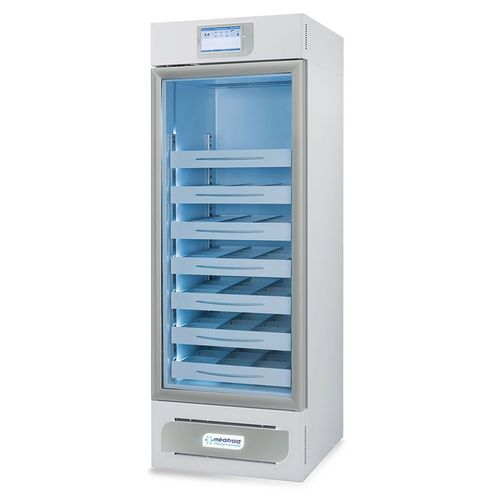 Kühlschrank für Blutbanken - MBB500 - MEDIFROID - vertikal / auf Rollen / 1 Tür