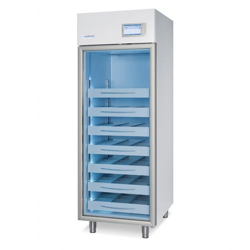 Kühlschrank für Blutbanken - MBB700 - MEDIFROID - vertikal / 1 Tür / mit Glastür