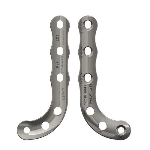 Osteotomieplatte für Oberschenkelknochen - OTIS-F® - S.B.M. France - distal / mit Verriegelung