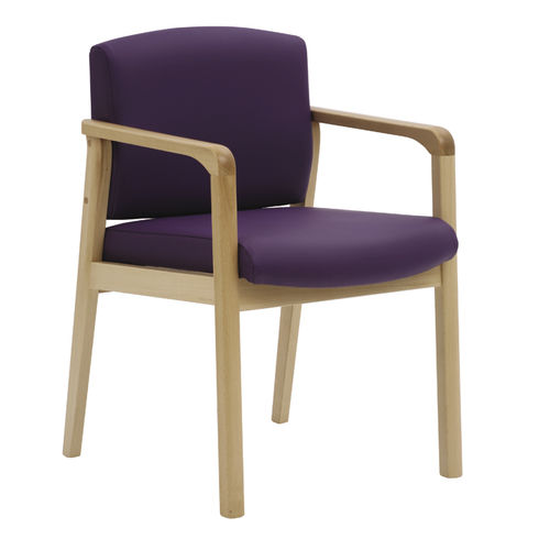 Wartezimmerstuhl - DALTON UPRIGHT - Knightsbridge Furniture - Speisesaal / mit Armlehnen / für Übergewichtige