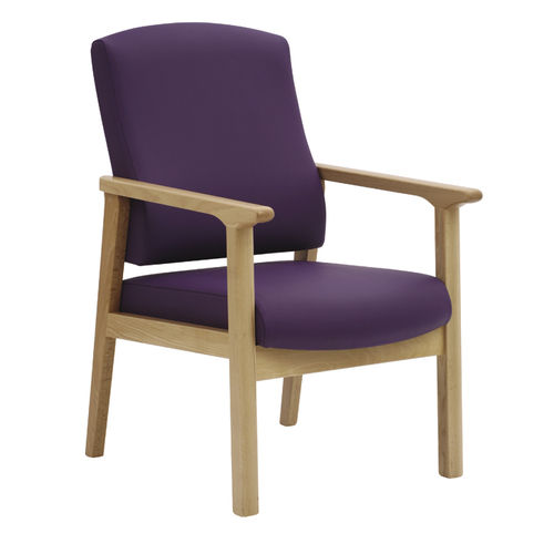 Bürostuhl für Wartezimmer - DALTOK6022 - Knightsbridge Furniture - für Reinraum / mit Armlehnen / ergonomisch