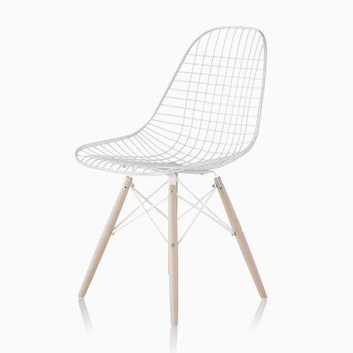 Wartezimmerstuhl - Eames Wire - Herman Miller - mit vier Füßen