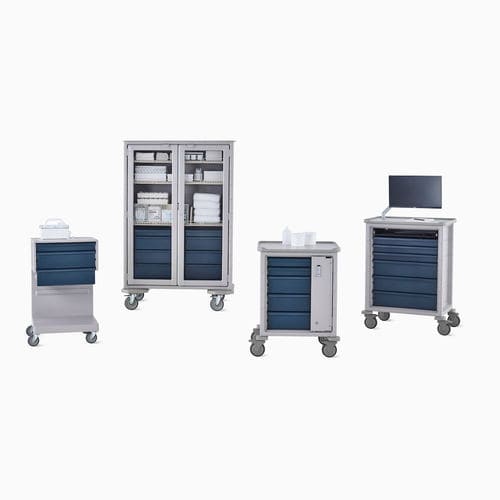 Wagen für Kliniken - 01 TAC336 - Herman Miller - für Verbrauchsmaterial / für Instrumente / Geräte