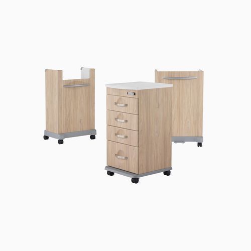 Medizinischer Wagen - Compass - Herman Miller - Lager / mit Tür / mit Schublade