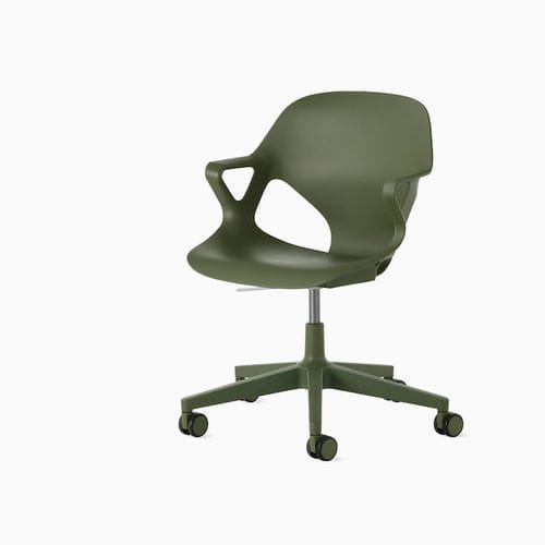 Stuhl für Erwachsene - Zeph - Herman Miller - mit Armlehnen / auf Rollen / höhenverstellbar