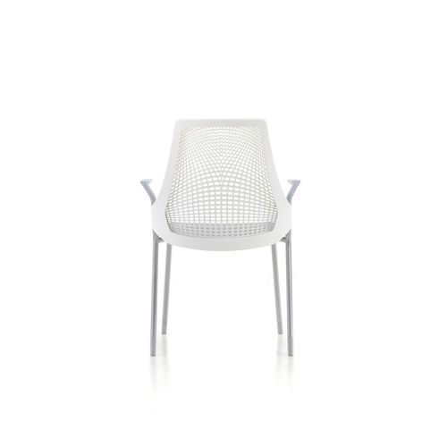 Wartezimmerstuhl - Sayl Side - Herman Miller - mit Armlehnen / mit hoher Rückenlehne