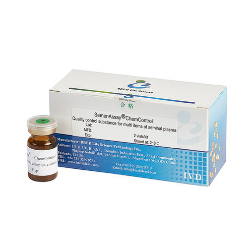 Testkit für Qualitätskontrolle - SemenAssay® ChemControl - Bred Life Science Technology Inc . - Fruktose / Plasma / Sperma