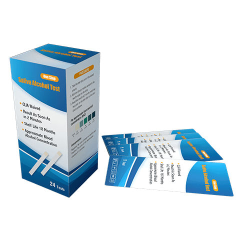 Testkit für Toxikologie - W53-S-100BX - Guangzhou Wondfo Biotech Co.,Ltd - Alkohol / Speichel / CLIA