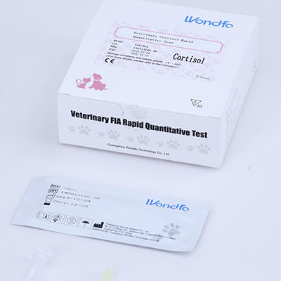 Testkit für Veterinärmedizin - Guangzhou Wondfo Biotech Co.,Ltd - für Tiere / Cortisol / Serum