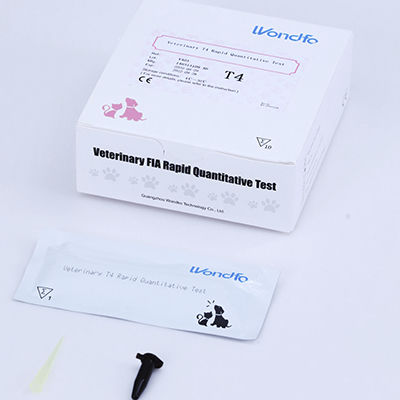 Testkit für Veterinärmedizin - Guangzhou Wondfo Biotech Co.,Ltd - für Tiere / Gesamt-T4 / Serum