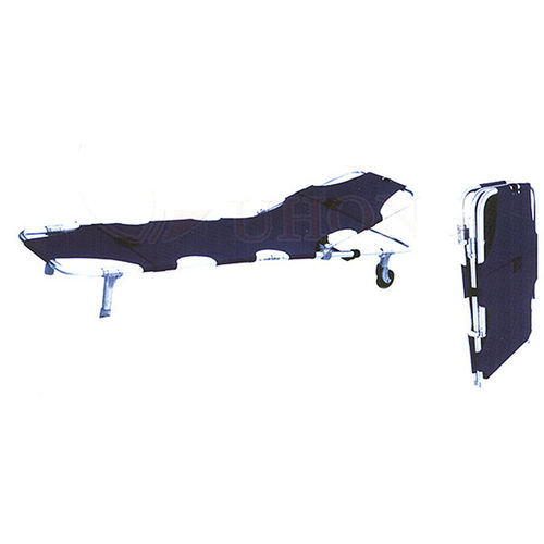Notfalltrage - SH-002 - Jiangsu Suhong Medical Instruments - zusammenklappbar / auf Rollen / zweiteilig