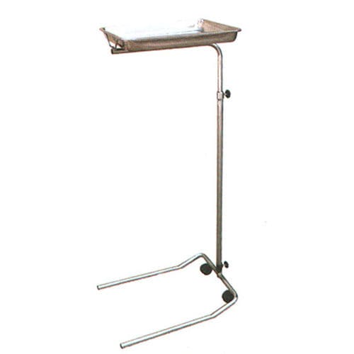 Instrumententablett mit Rollgestell - Jiangsu Suhong Medical Instruments Co.,Ltd - aus Edelstahl