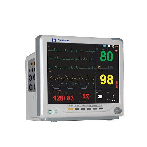 Tischgerät-Patientenmonitor - SD-9000B - Jiangsu Hongdu Medical Technology - EKG / RESP / TEMP