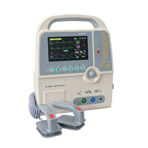 Automatischer externer Defibrillator - HD-8000C - Jiangsu Hongdu Medical Technology - manuell / zweiphasig / Multiparameter-Monitor