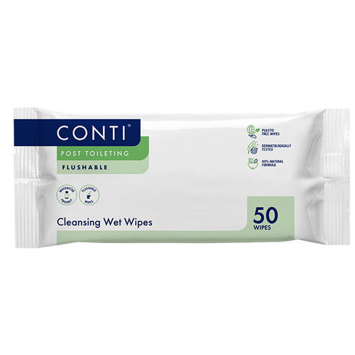 Feuchte Reinigungstücher / für Körperhygiene - CWF050LN - Vernacare - 50er-Packung