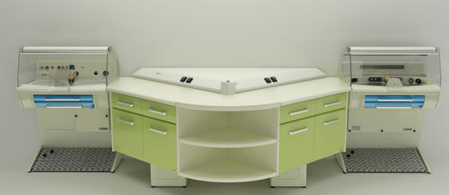 Arbeitsplatz für Dentallabors / mit Fußstütze - Area 01 - CATO - doppelt