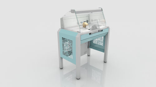 Arbeitsplatz für Dentallabors / mit Licht - COMBY BOX - CATO - mit Haube