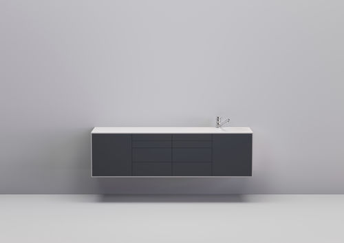 Schrank für zahnärztliche Instrumente - SHINY - CATO - für Zahnarztpraxis / mit Waschbecken / wandmontiert
