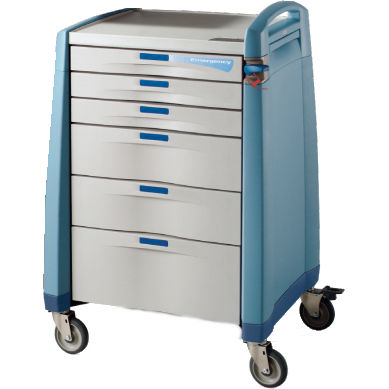 Medizinischer Wagen - Soterix Medical - für medizinische Geräte / Geräte / Lager