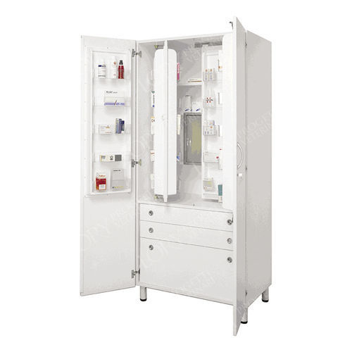 Medikamentenschrank - AR002  - Lory Progetti Veterinari srl - für Tierarztpraxis / für Apotheken / mit Regal