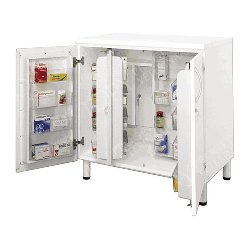 Medikamentenschrank - AR004 - Lory Progetti Veterinari srl - für Tierarztpraxis / für Apotheken / mit Regal