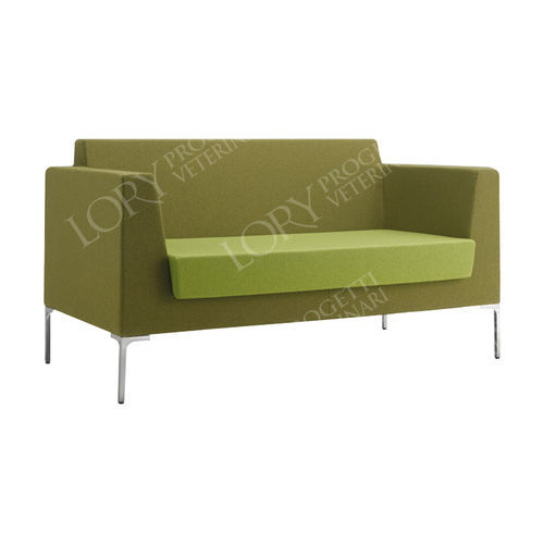 Sofa für Wartezimmer - POL002 - Lory Progetti Veterinari srl - Zweisitzer