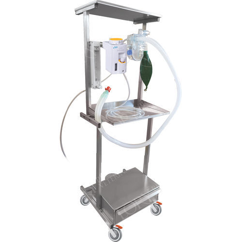 Anästhesiearbeitsplatz für Veterinärmedizin / für Kleintiere - ANE003/B - Lory Progetti Veterinari srl - auf Wagen