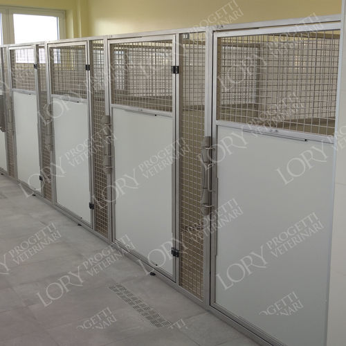Modularer Tierkäfig - BOX004 - Lory Progetti Veterinari srl - Edelstahl