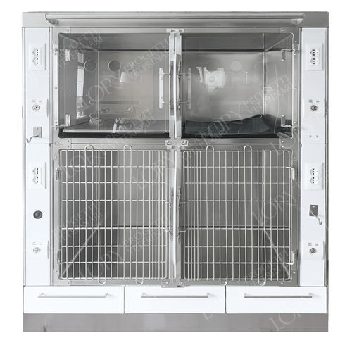 Absperr-Tierkäfig - IDGM-SDEGA - Lory Progetti Veterinari srl - modular / zwei Brücken / PVC