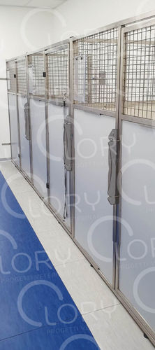 Modularer Tierkäfig - BOX001 series - Lory Progetti Veterinari srl - Edelstahl