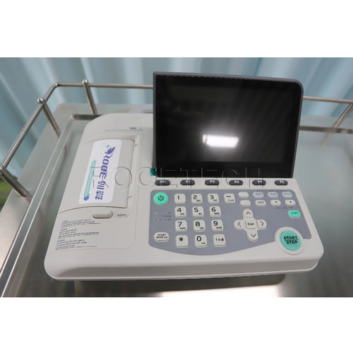 Ruhe-Elektrokardiograph - ECG301 - Rooe Medical - 3 Kanäle / digital / mit Drucker