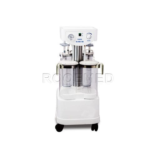 Elektrische chirurgische Absaugpumpe - YX980D - Rooe Medical - für chirurgische Drainage und Debridement / auf Rollen