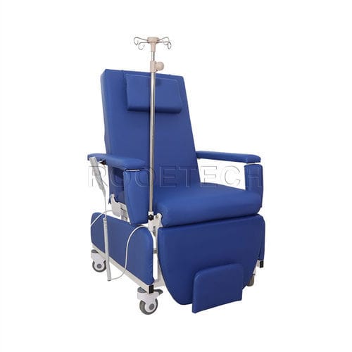 Elektrischer Blutentnahmesessel - BXD100B - Rooe Medical - vierteilig / auf Rollen / Trendelenburg