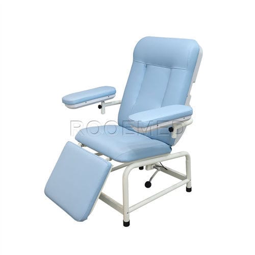 Manueller Blutentnahmesessel - BXS105 - Rooe Medical - dreiteilig / mit Fußstütze / mit fester Höhe