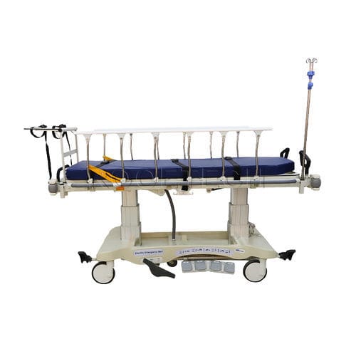 Transport-Fahrtrage - BD111BD Plus Powered - Rooe Medical - elektrisch / zusammenklappbar / höhenverstellbar