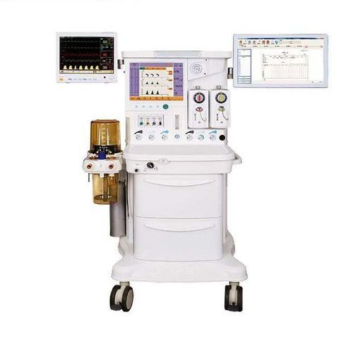 Anästhesiearbeitsplatz für Kinder - AMJ-303 - Rooe Medical - auf Wagen / Atmungsmonitoring / mit Ventilator