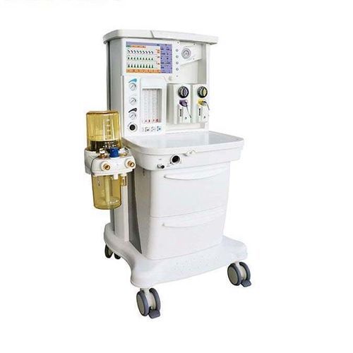 Anästhesiearbeitsplatz für Kinder - AMJ-302 - Rooe Medical - auf Wagen / mit Ventilator