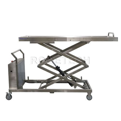Höhenverstellbarer Leichentransportwagen - GA501A Plus - Rooe Medical - Transfer / Transport / elektrohydraulisch