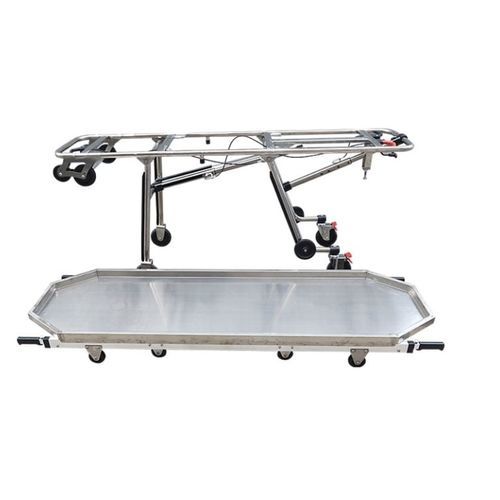 Lager-Leichentransportwagen - EA-3B1 plus - Rooe Medical - Transfer / manuell / Edelstahl