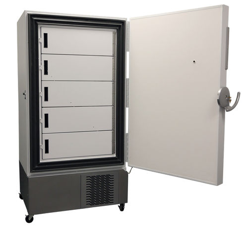 Laborgefrierschrank - ABT-115V-2186 - American Biotech Supply - vertikal / auf Rollen / 1 Tür