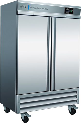 Kühlschrank für Apotheken - PH-ABT-49SS-GP - American Biotech Supply - vertikal / auf Rollen / mit 2 Türen