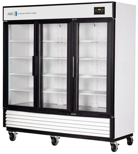 Laborkühlschrank - ABT-72 - American Biotech Supply - vertikal / auf Rollen / mit 3 Türen