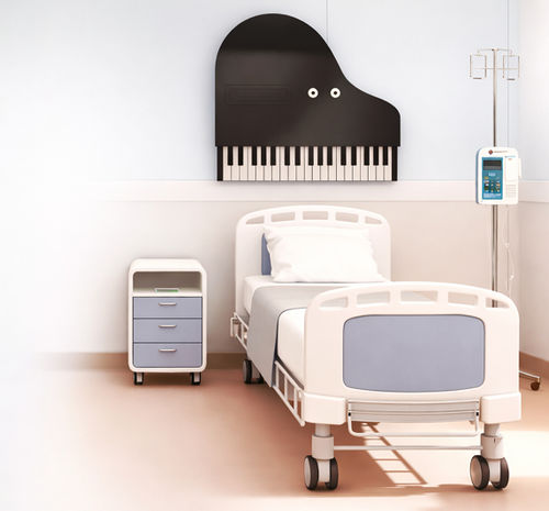 Wandmontierte Versorgungseinheit - MERYfun PIANO - INMED S.A. - Patientenzimmer / LED